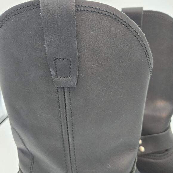 Durango Women's Black Leather Western Harness Boots, Size 8 - Picture 7 of 11